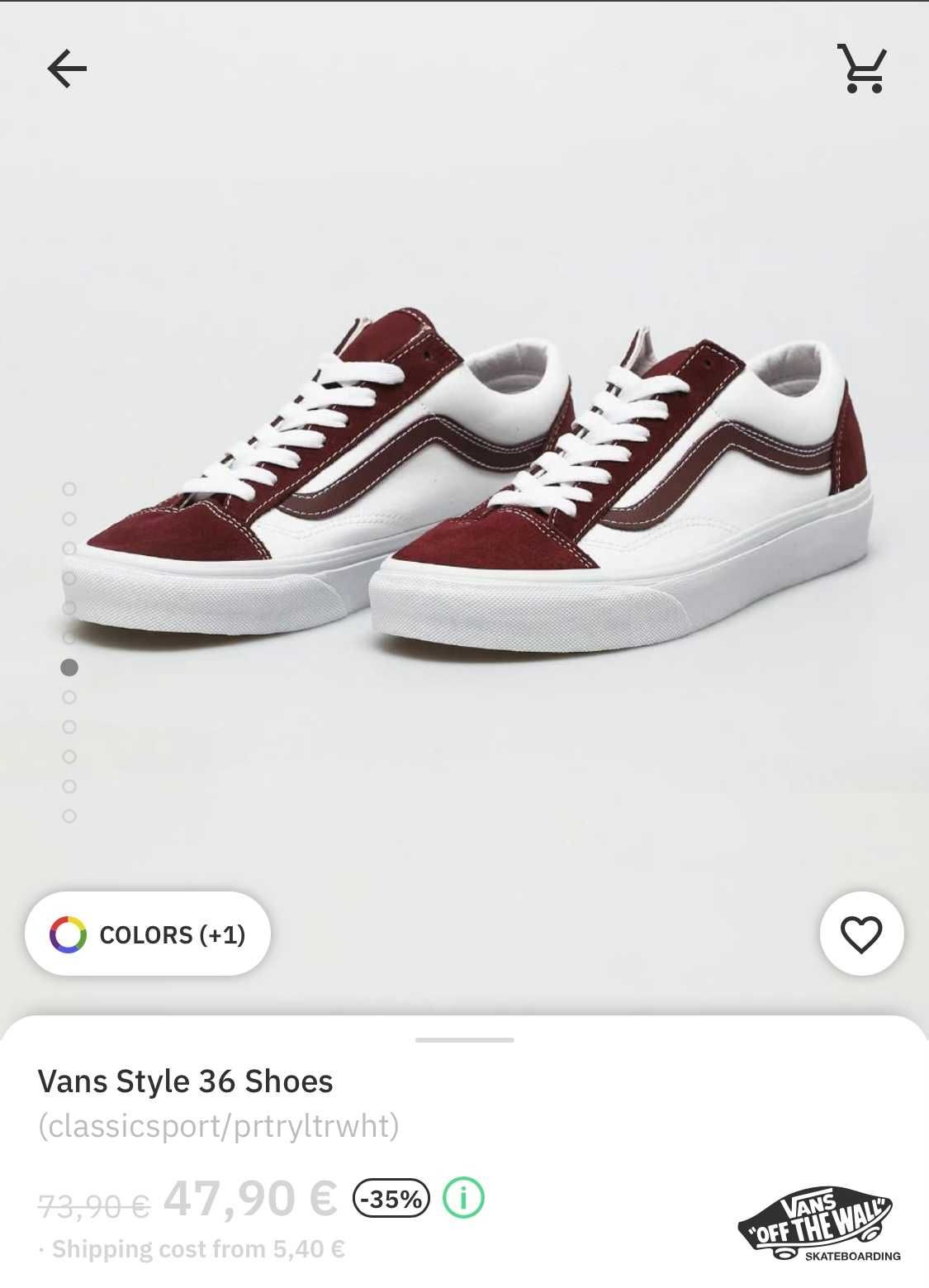 кеди оригінал Vans