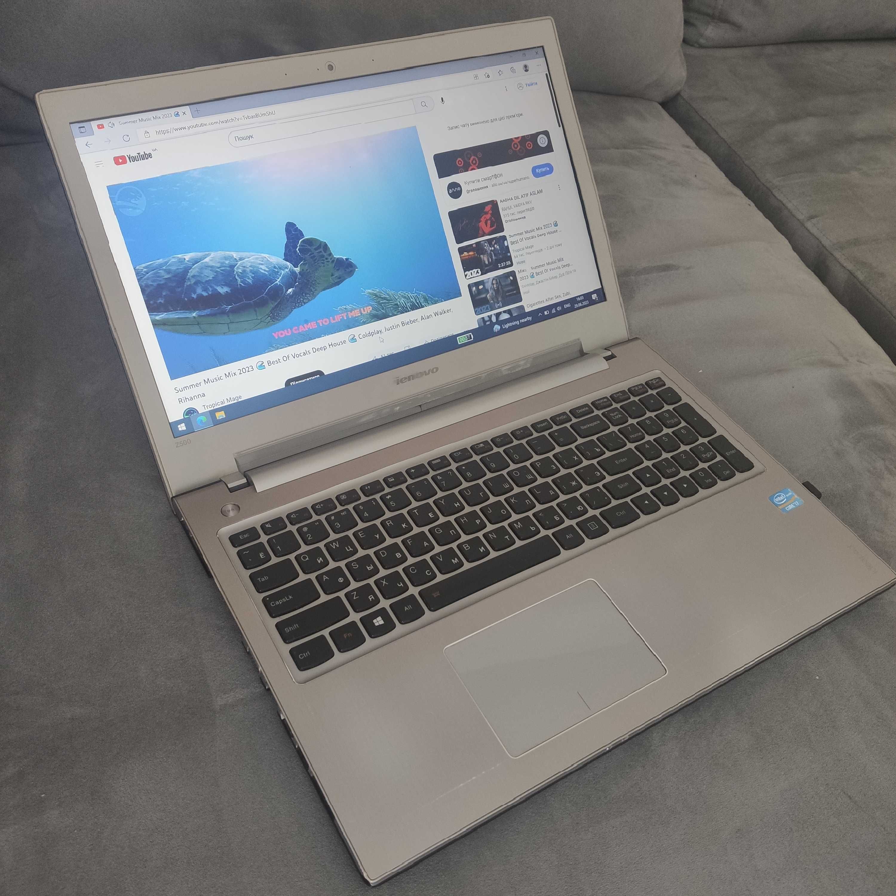 Ноутбук Lenovo IdeaPad Z500A i7/SSD 500GB/HDD1TB/Nvidia GT750/DDR3 8GB