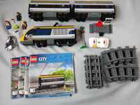 LEGO 60197 train, pociąg osobowy kompletny set + gratis oświetlenie