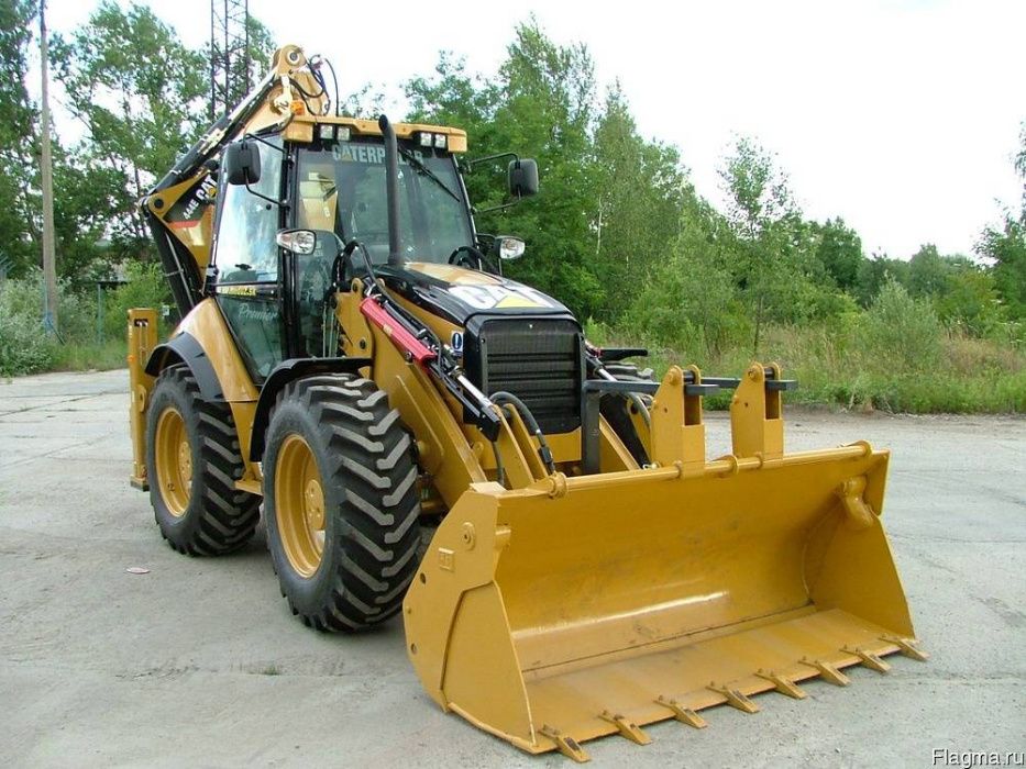 Usługi Koparko Ładowarką Cat 434E Chełm Okolice, roboty ziemne.