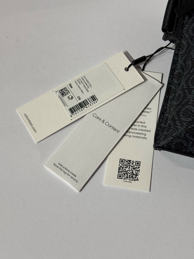 100% ОРИГИНАЛ Calvin Klein monogram мужская сумка серая В НАЛИЧИИ