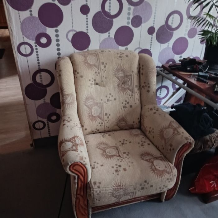 2 fotele kolor beżu