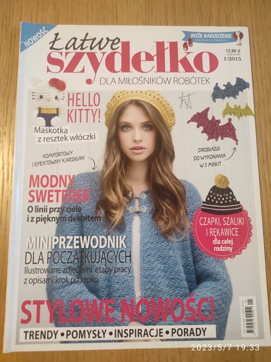 Łatwe szydełko dla miłośników robótek nr 1/2015