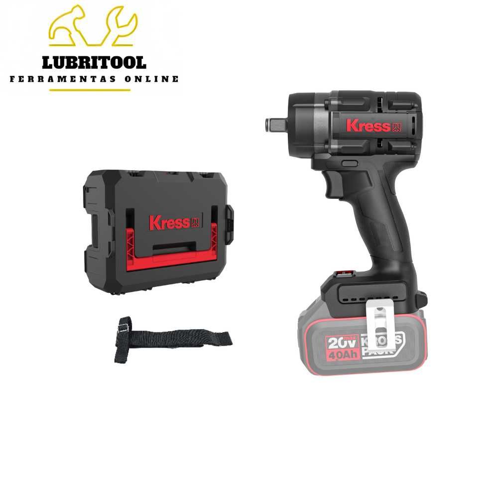 KRESS Chave de Impacto BRUSHLESS 1/2" 700Nm 20V KH276 | NOVAS