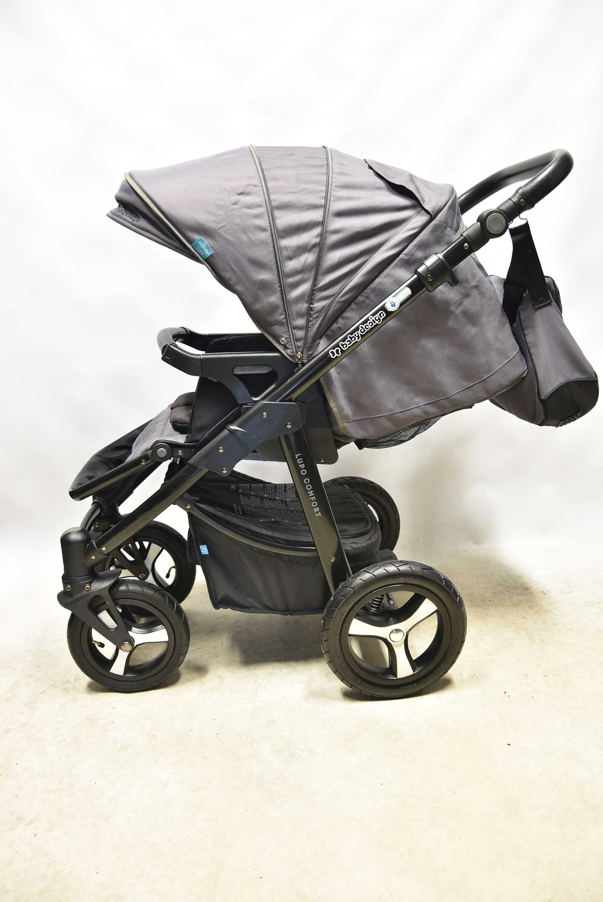 Baby Design Lupo Comfort 3w1 z fotelikiem Cybex Aton 5 - STAN BDB