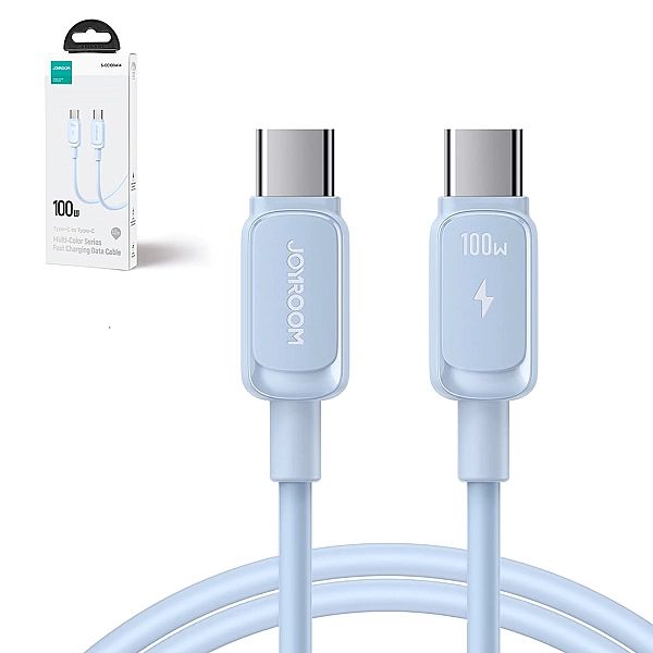 Kabel Joyroom S-CC100A14 USB-C - USB-C 100W 480Mb/s 1,2m - niebieski