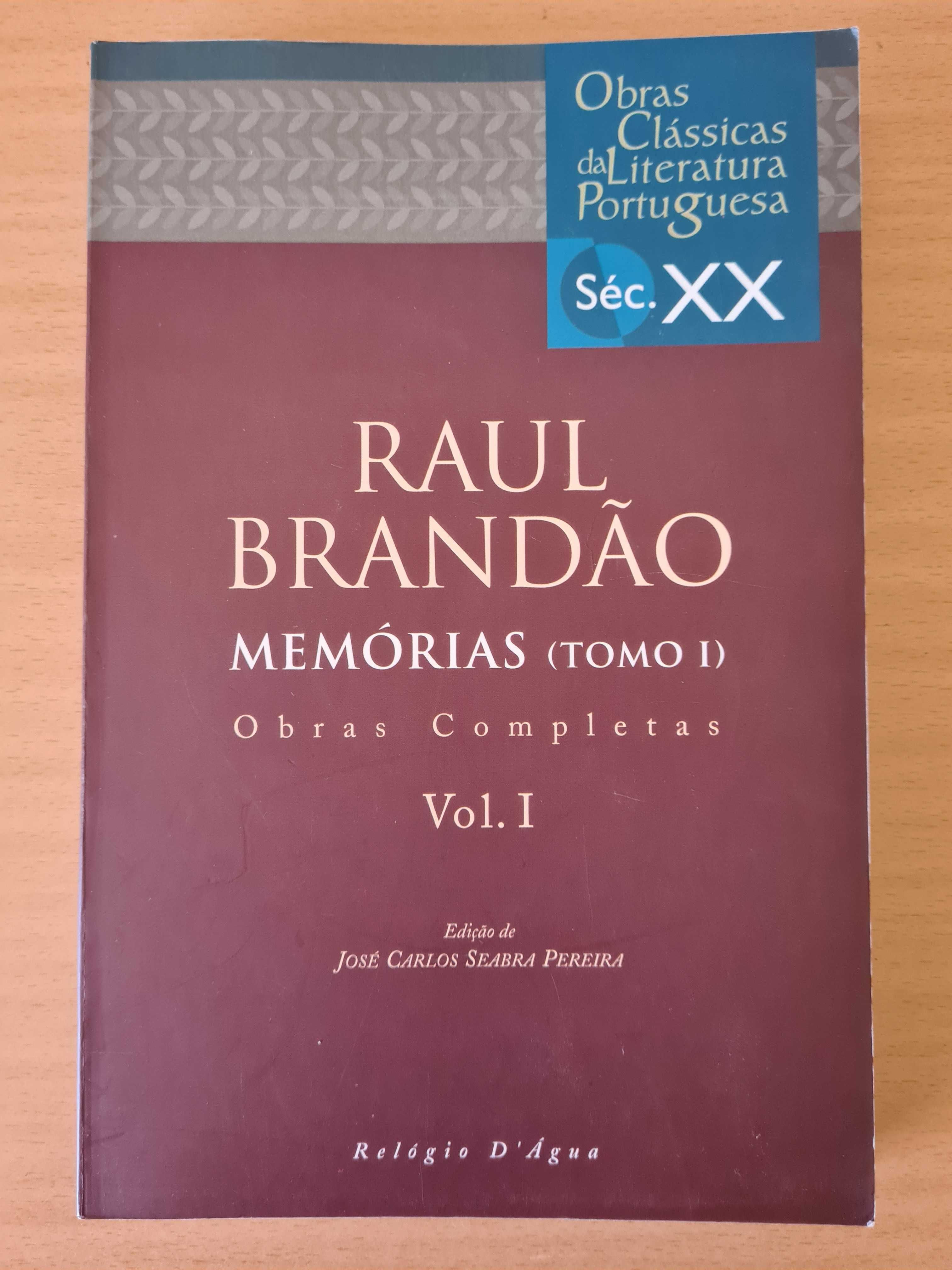 Livro "Memórias - Vol. I" de Raul Brandão