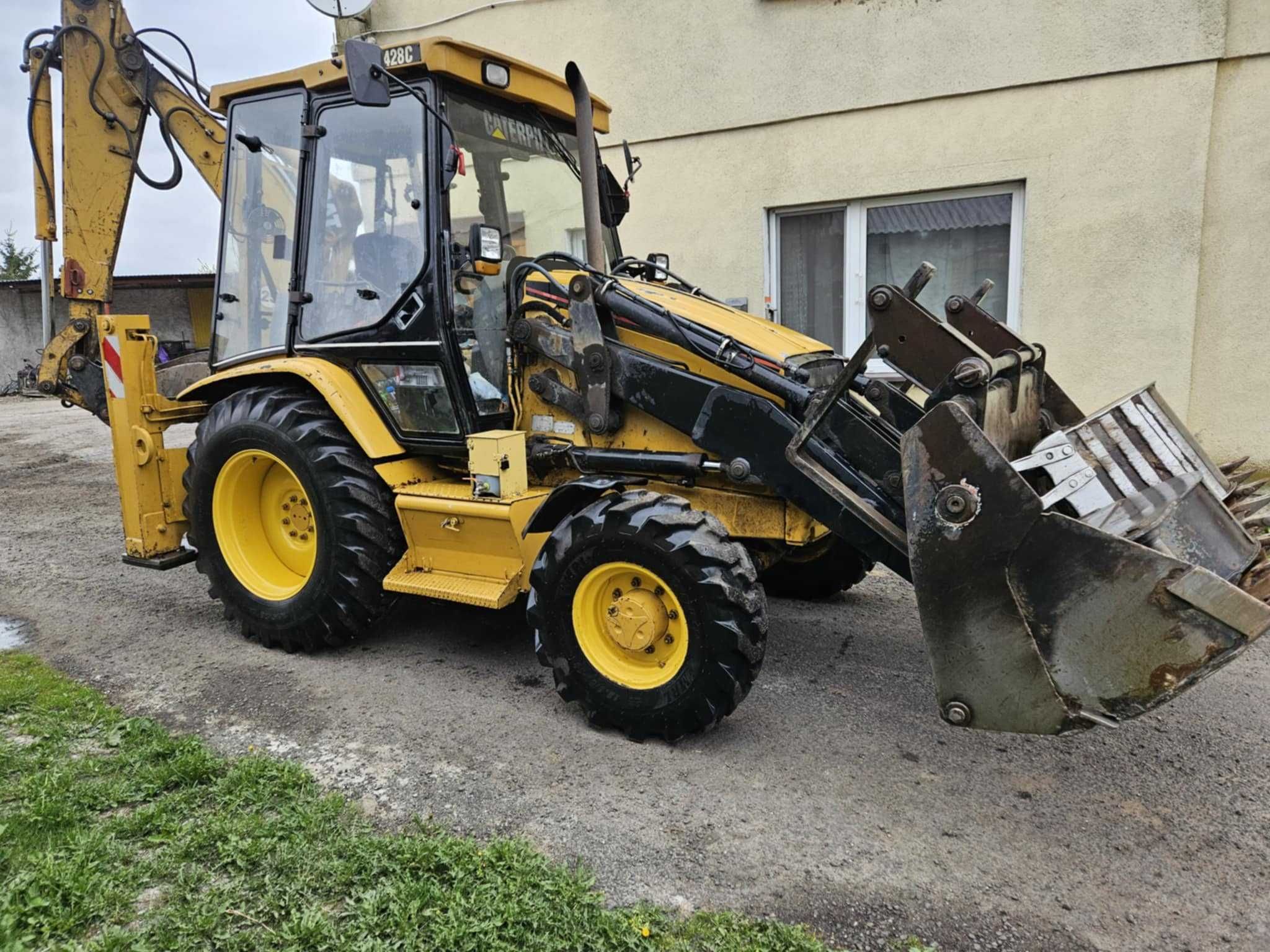 Koparko Ładowarka CAT 428C