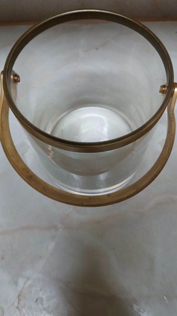 Vaso para gelo em vidro