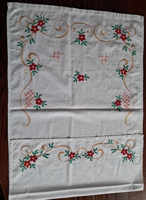 Serwetki haftowane kuchenne vintage