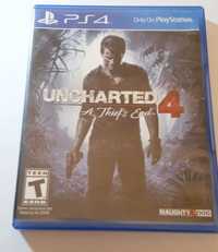 Диск с игрой Uncharted A thiefs end на ps4