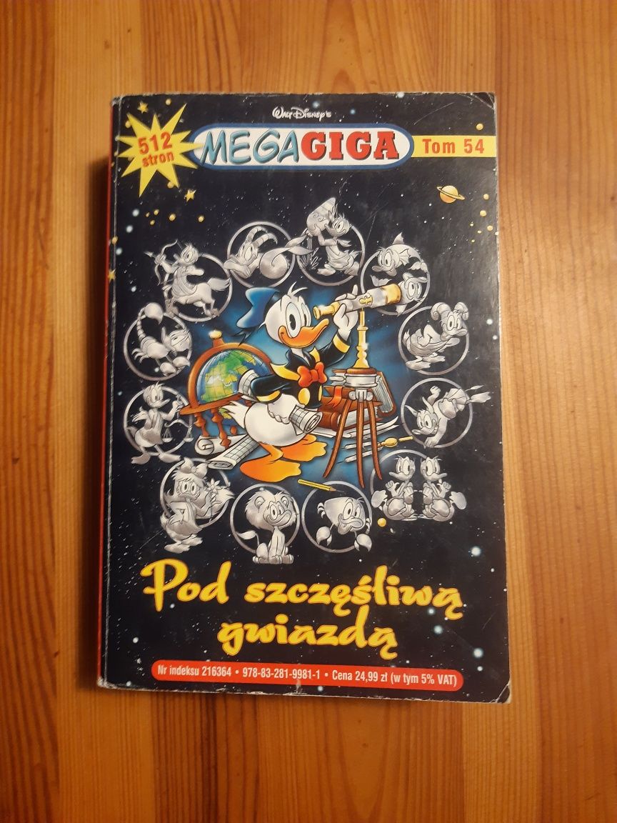 Komiks Kaczor Donald Mega Giga "Pod szczęśliwą gwiazdą"