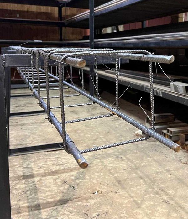 Zbrojenie na fundamenty, słupy wieńce.