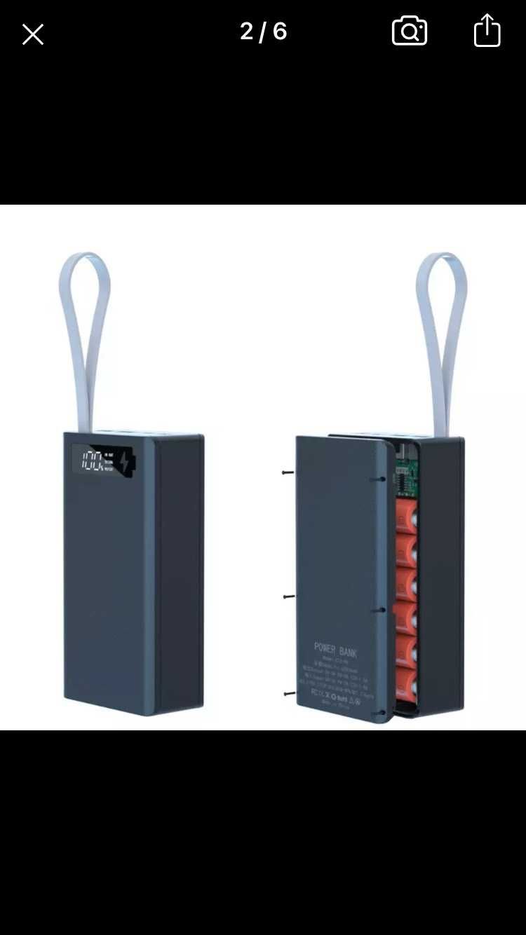 Power bank Корпус повербанка на 12 та 16 елементів