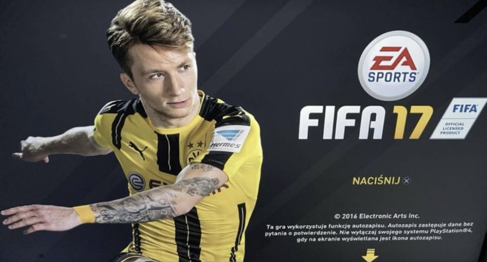 Gra FIFA 17 PL Polska Wersja Xbox One S X Xbox Series X