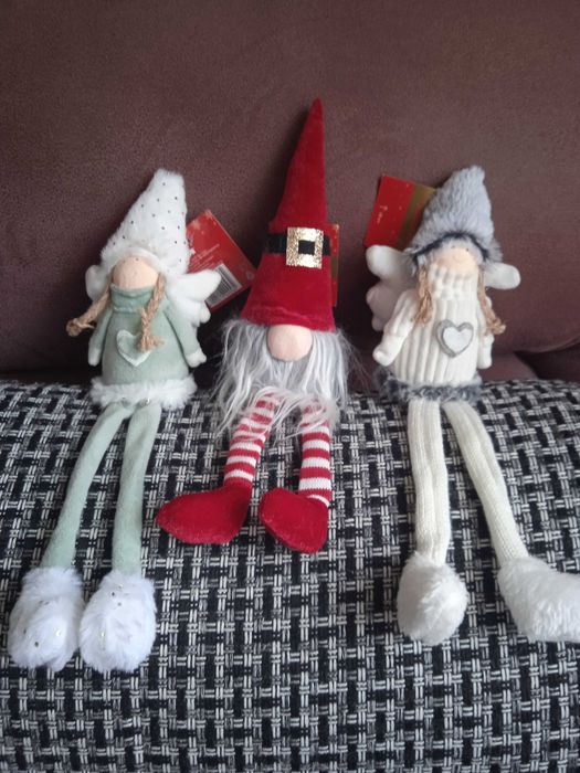 Різдвяний новорічний ангел гном сувенір подарунок