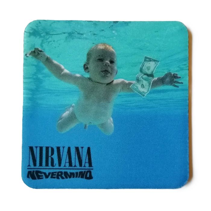 Base para copos Nirvana The Cult Bauhaus Pearl Jam Guns N Roses STP