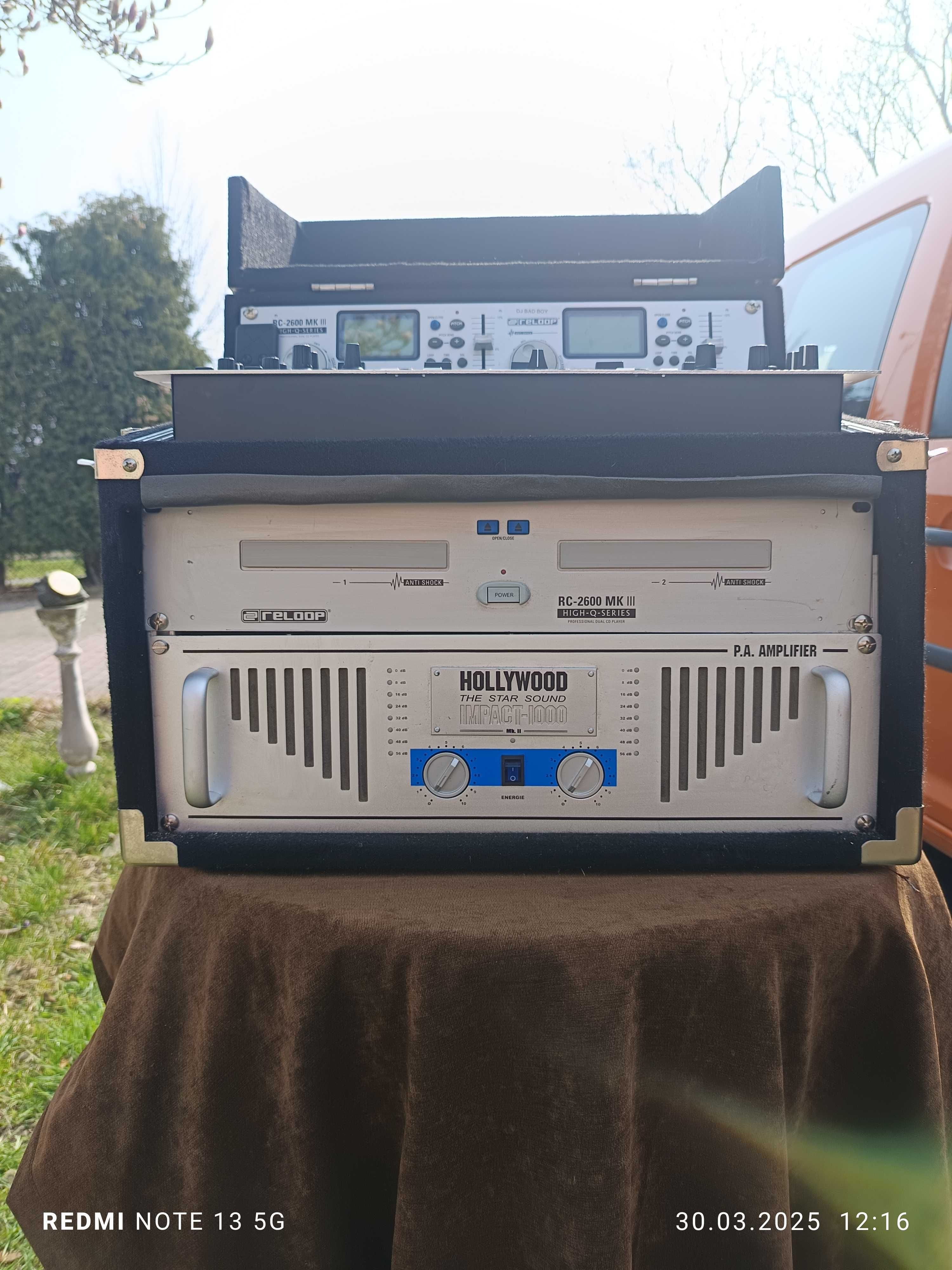 Kompletny Zawodowy Sprzęt DJ z Bluetooth - Behringer , Reloop 700 Wat