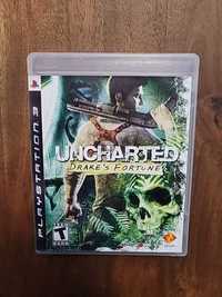 Caixa original e Jogo Uncharted Drake's Fortune PlayStation 3