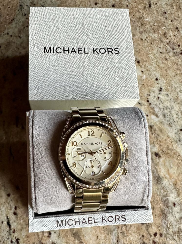 Michael Kors złoty zegarek MK5166