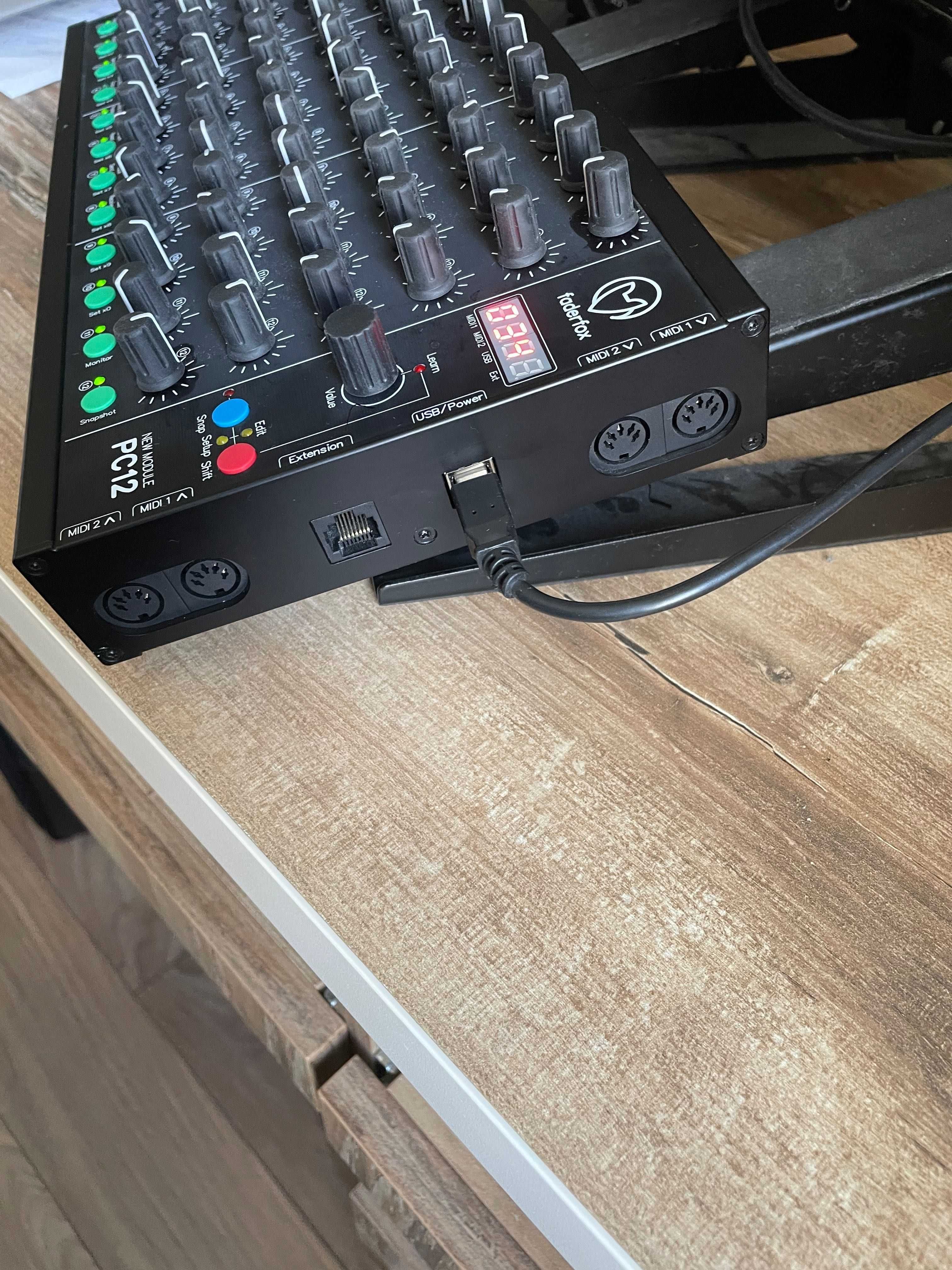 Faderfox PC12 Kontroler MIDI - 72 pokrętła + Nakładka z etykietami