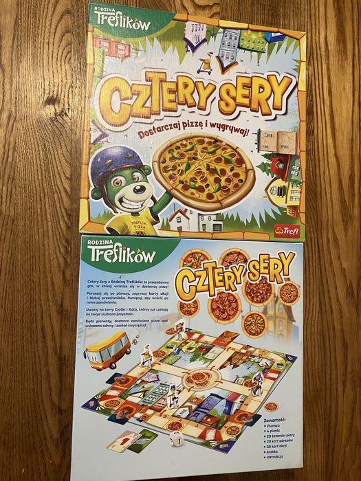 Trefl Gra planszowa 4 cztery sery pizza