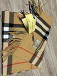 Burberry nowy szalik w kratkę, 100% kaszmir lux
