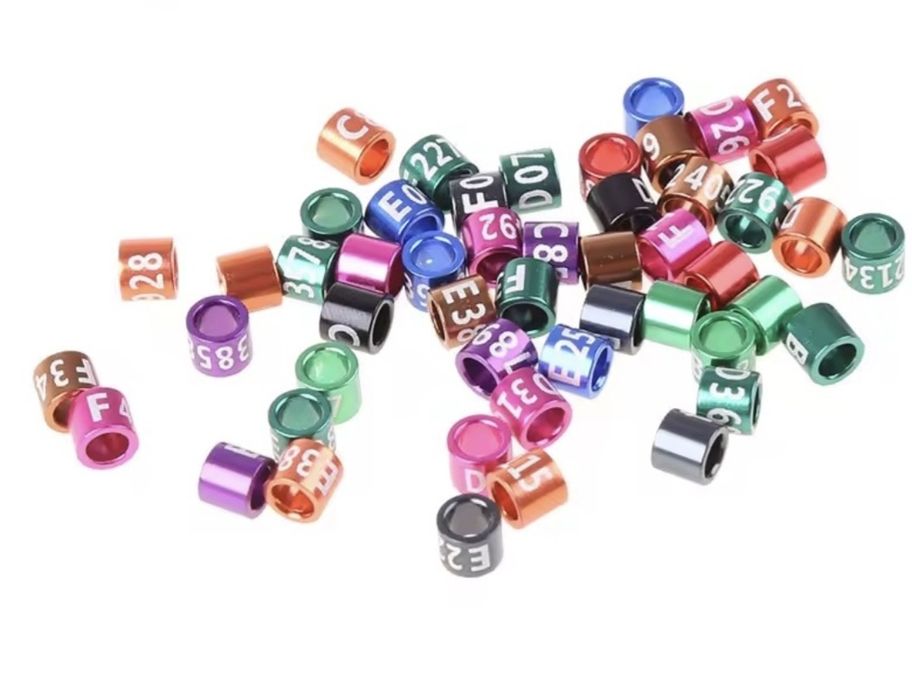 Кільця для папуг та птахів(3,4,5 мм)