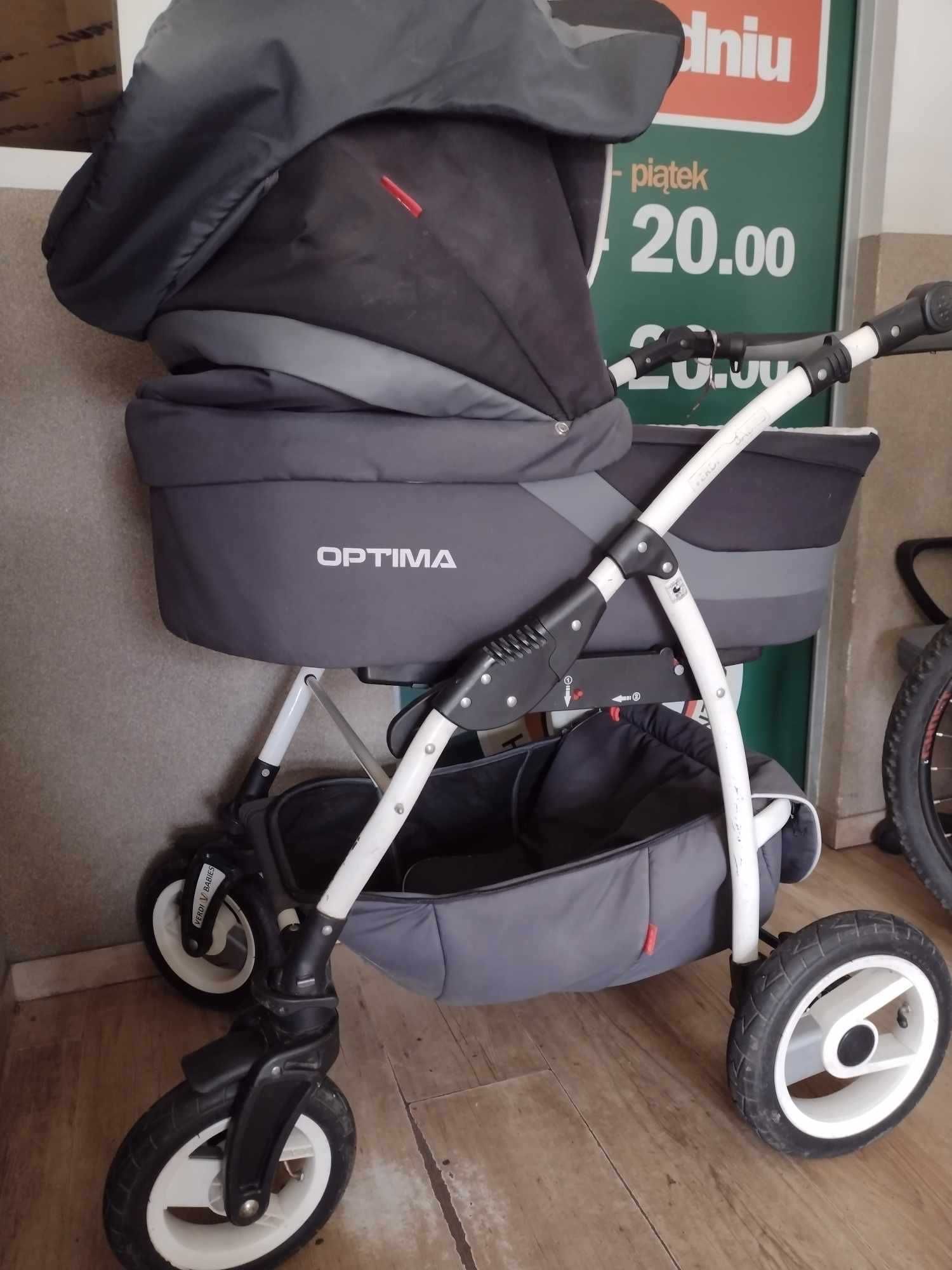 Wózek dziecięcy Optima Verdi Babies 3w1