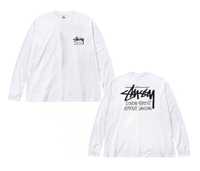 Білий лонгслів Stussy Dover Street Market London Стусси Стасси