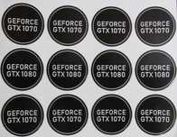 Наклейки на кулера видеокарт GTX 1060 GTX 1070 GTX 1080