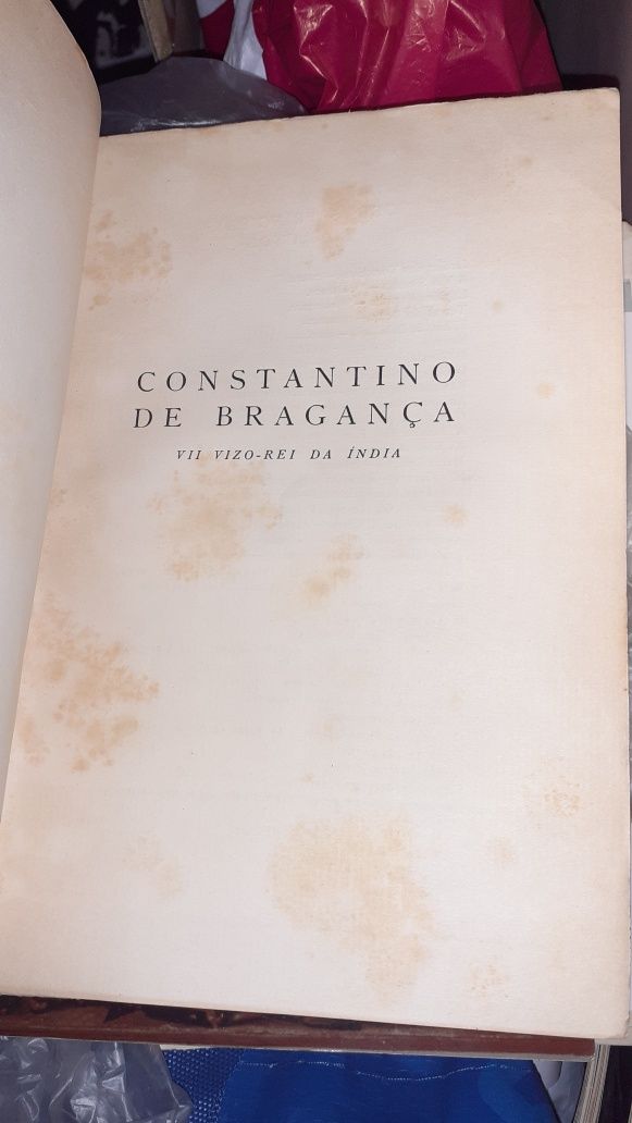 Aquilino Ribeiro Constantino de Bragança vizo-rei India livro raro