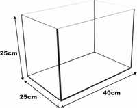 Akwarium proste 25l 40x25x25