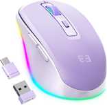 Bezprzewodowa mysz komputerowa Seenda USB-C z funkcja jiggler RGB