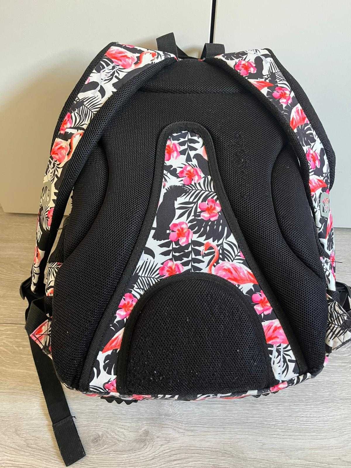 Plecak St.Right flamingo Pink&Black