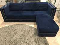 Kanapa styl new york, glamour, new hampton velvet granat