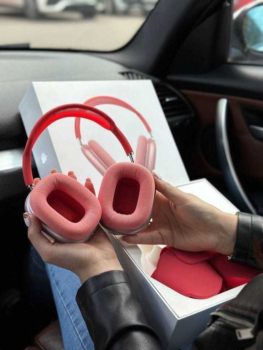 АирПодс Макс Красные С шумоподавлением и прозрачностью 2024г.