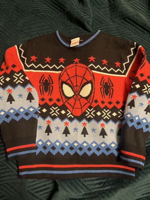 Sweter świąteczny Spiderman 110/116