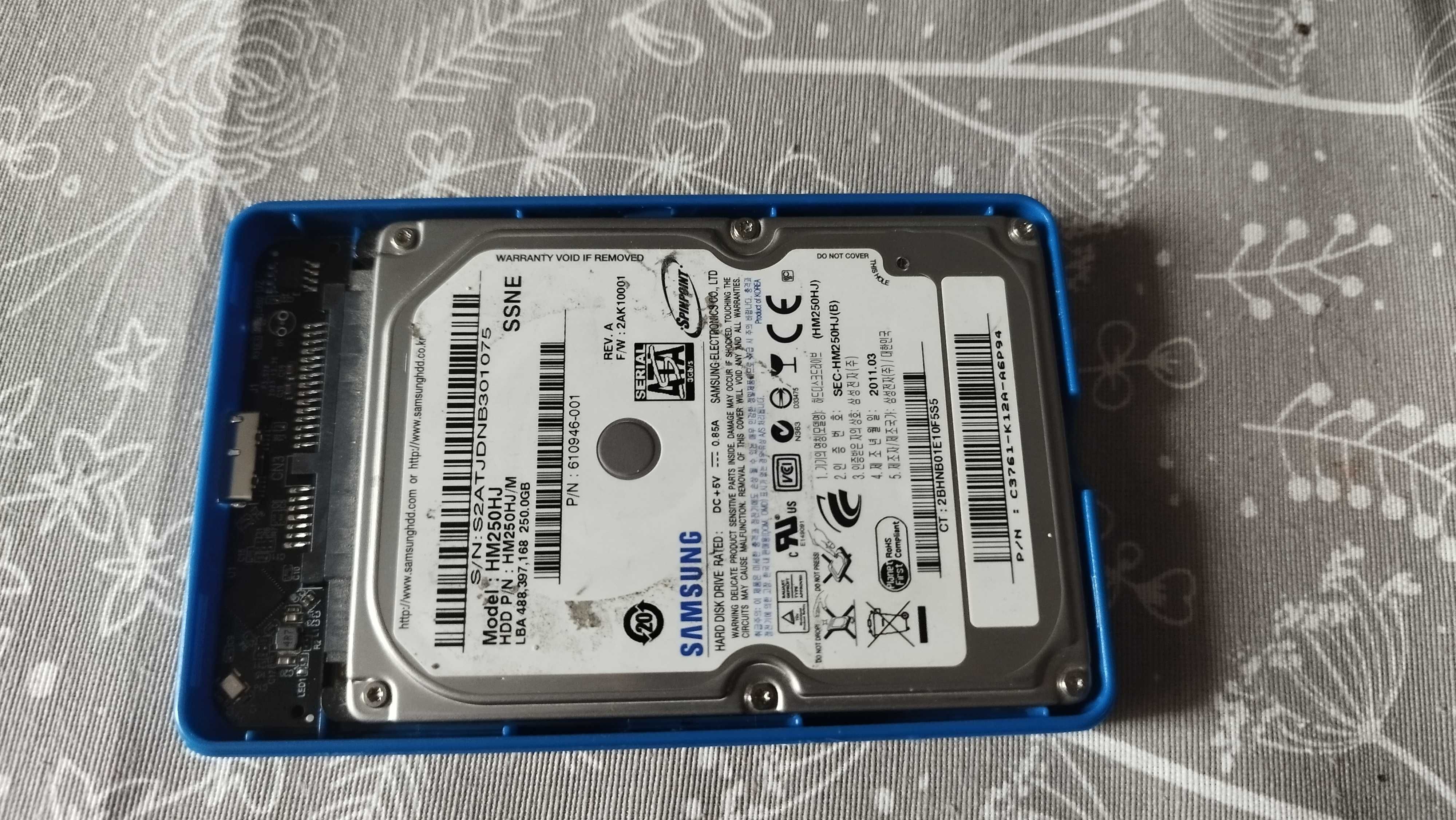 Dysk 250GB obudowa USB 3.0