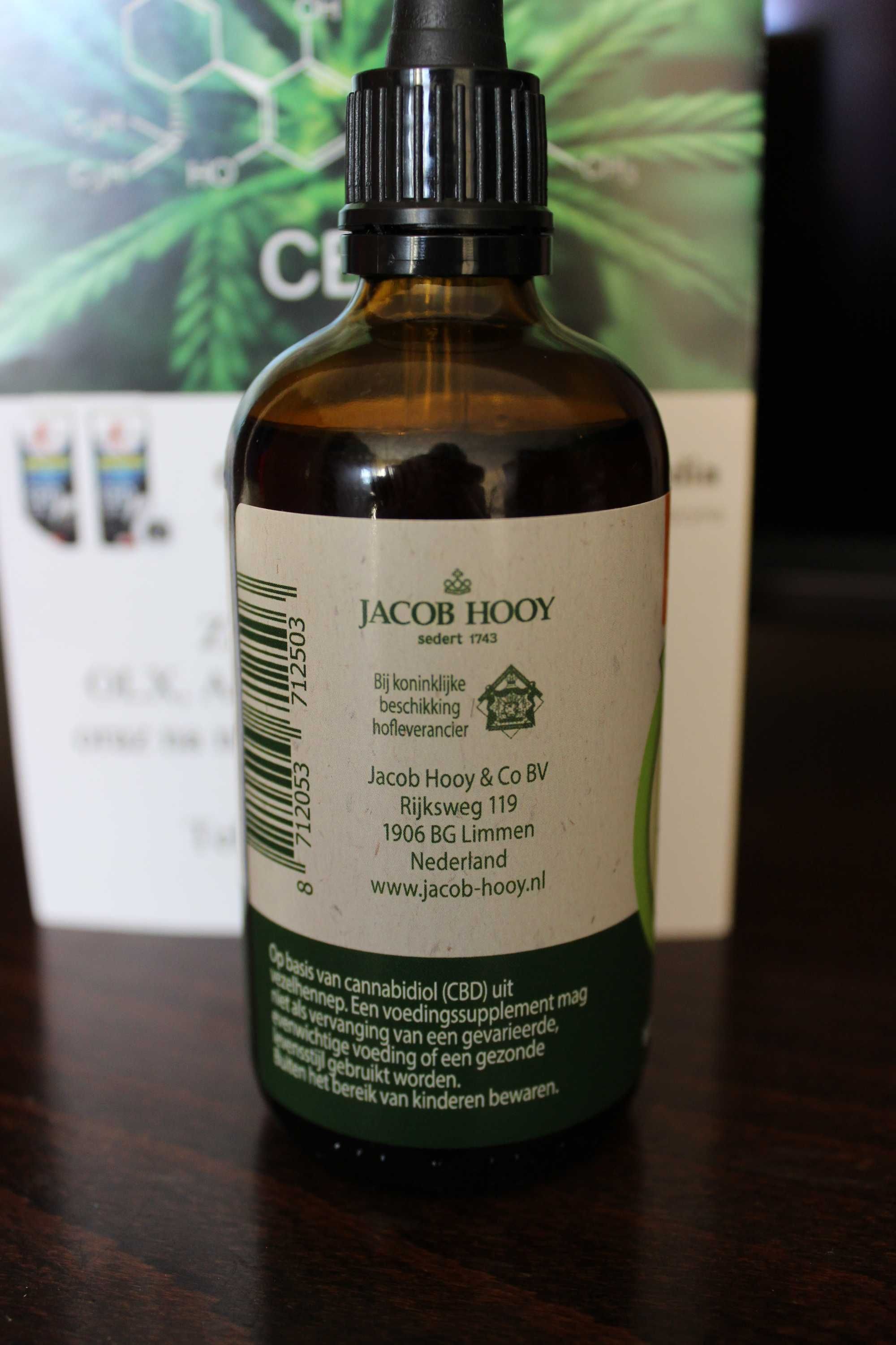 Jacob Hooy CBD Olejek 5% (100ml) Oryginalny