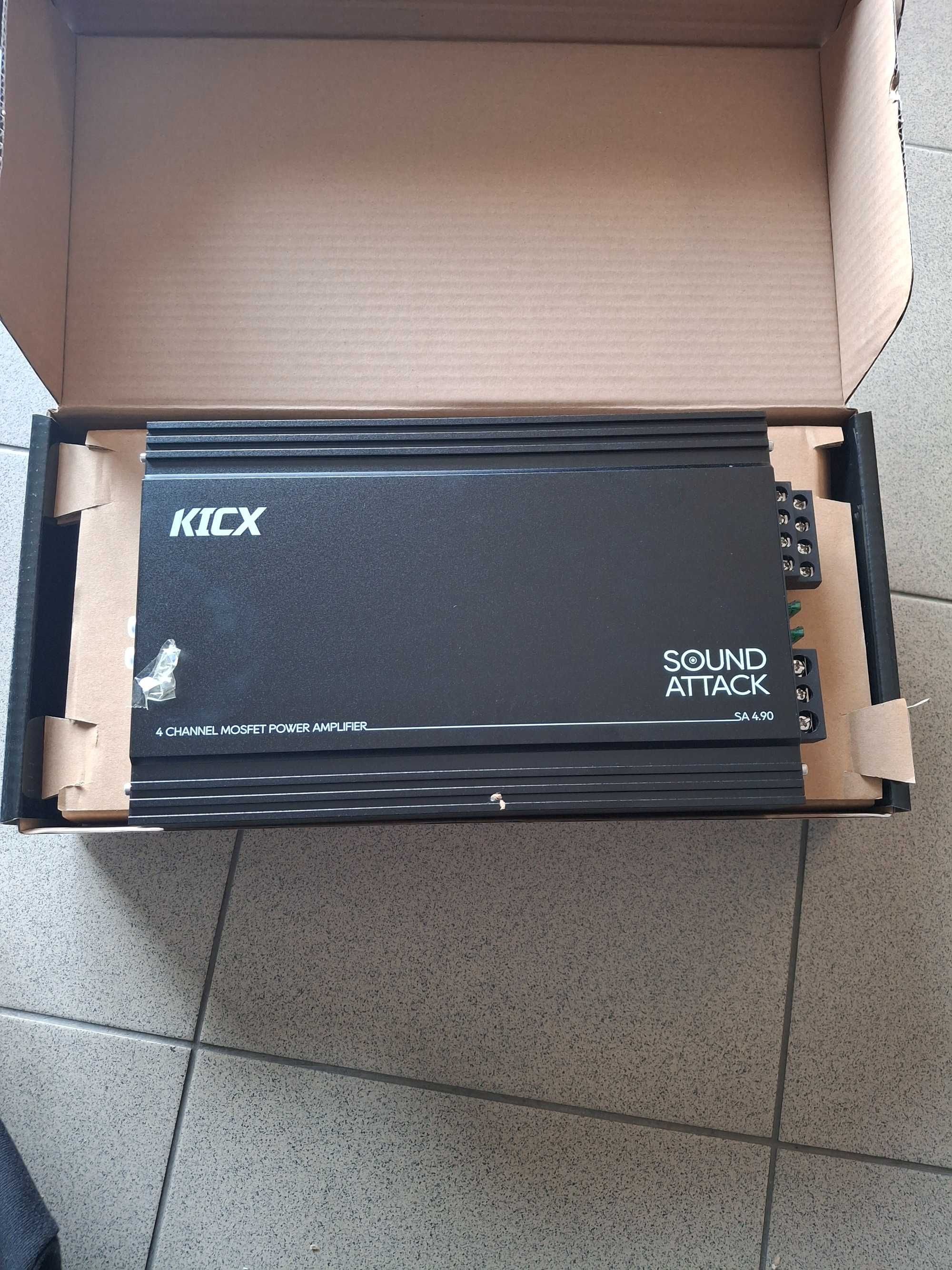 Wzmacniacz kicx SA4.90 4x90W  4 Ohms