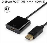 Переходник DisplayPort на HDMI конвертер адаптер преобразователь
