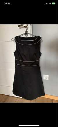 czarna krótka sukienka rozmiar 40