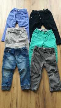 Spodnie chłopięce 86/92 sztruksy chinos jeans