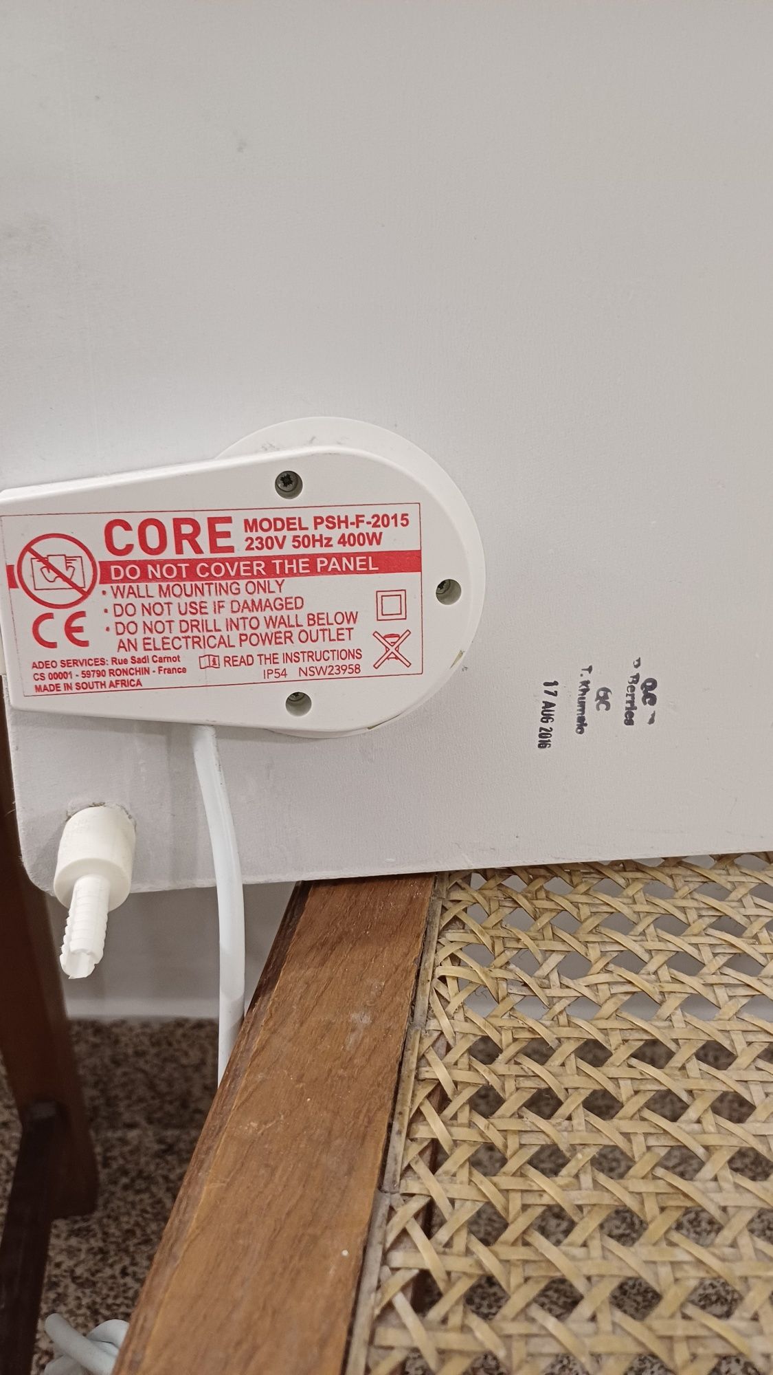 Convector aquecedor