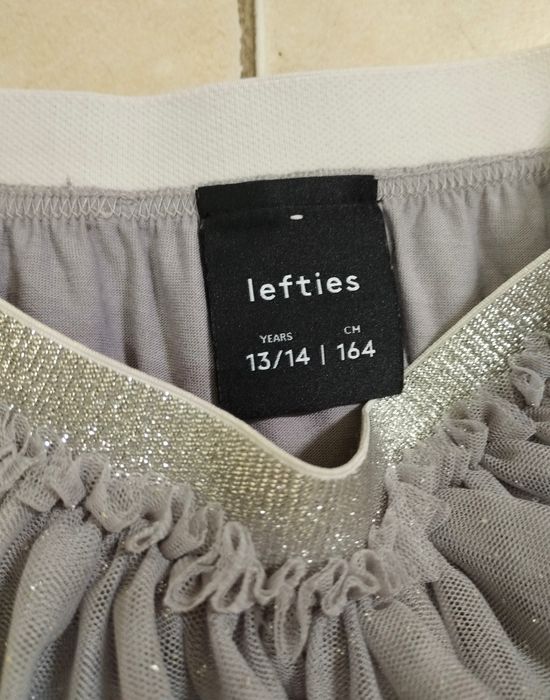 Saia Cinza Tule Nova da Lefties