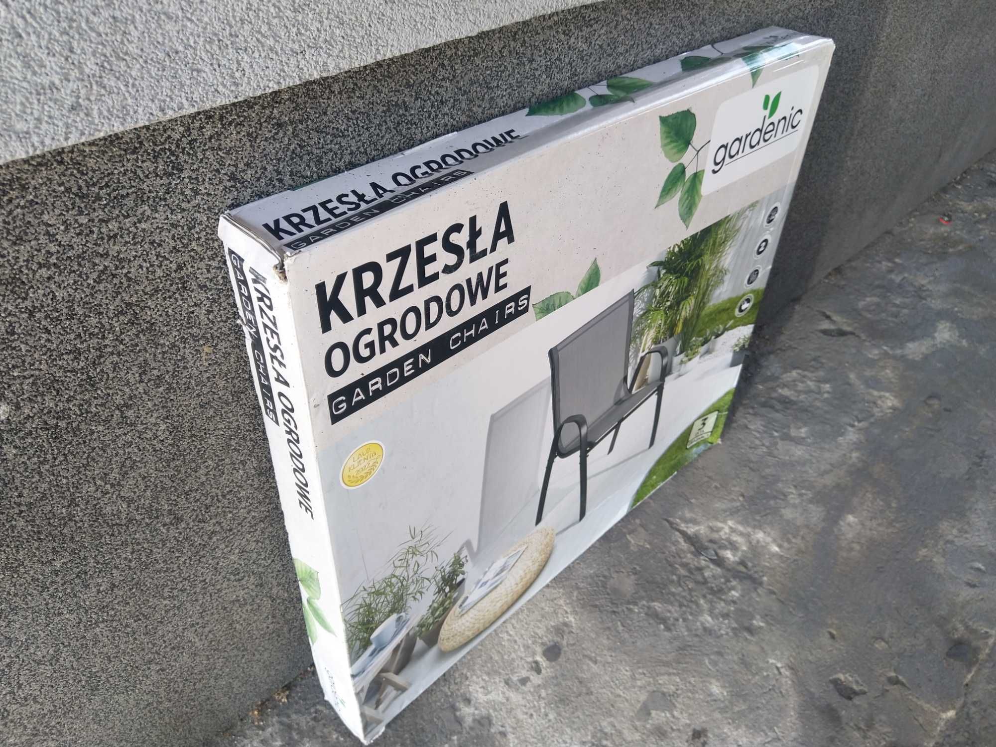 NAJTANIEJ Krzesła 2szt Krzesło Metalowo - Tekstylne Wysyłka