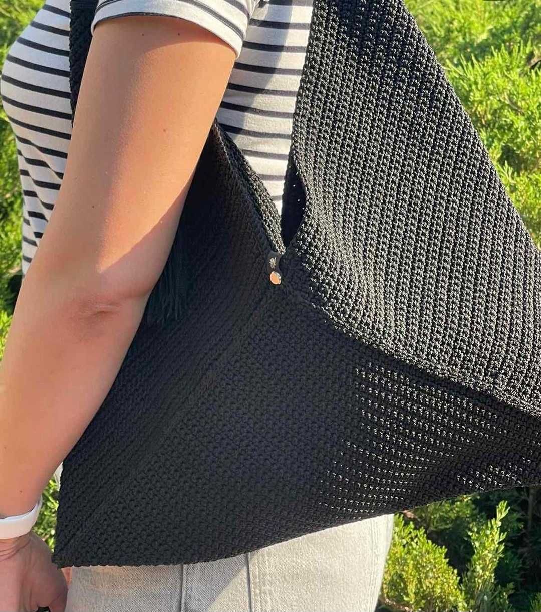 Ręcznie wykonana torba shopper