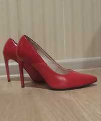 Туфлі червоні ™Fv Favor, натуральна кожа, стан 10/10, size 38. ТОРГ