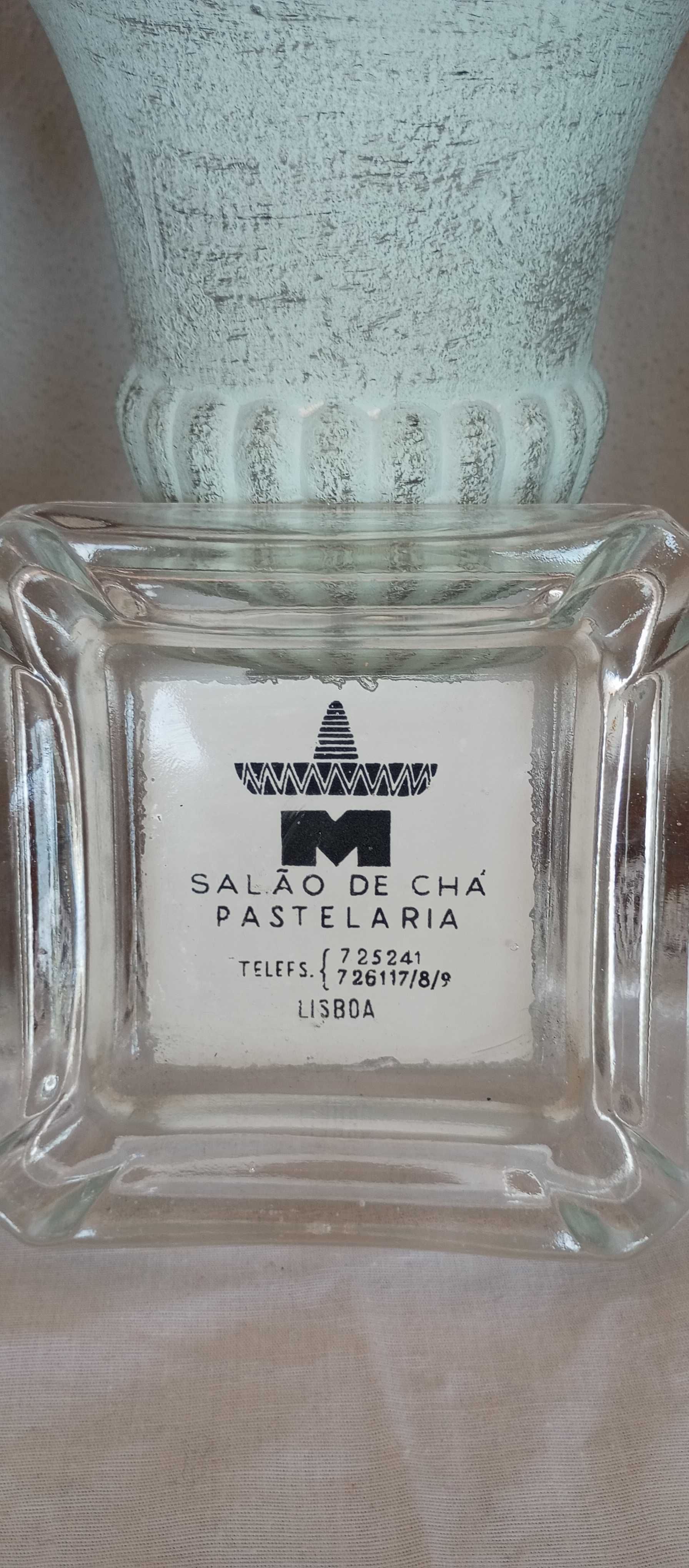 Cinzeiro publicitário antigo de coleção vintage
